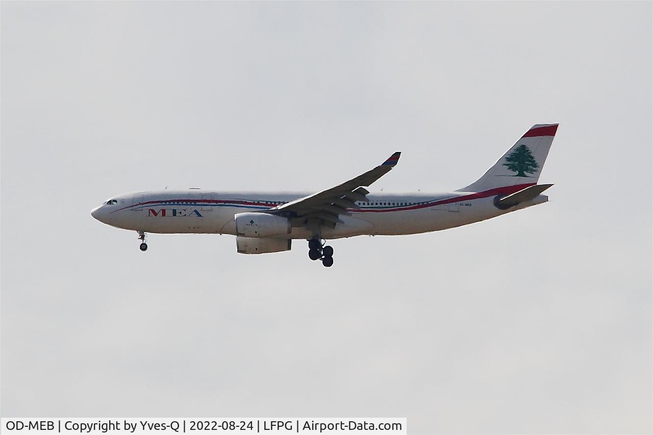 OD-MEB, 2009 Airbus A330-243 C/N 998, Airbus A330-243, On final rwy 26L, Roissy Charles De Gaulle airport (LFPG-CDG)