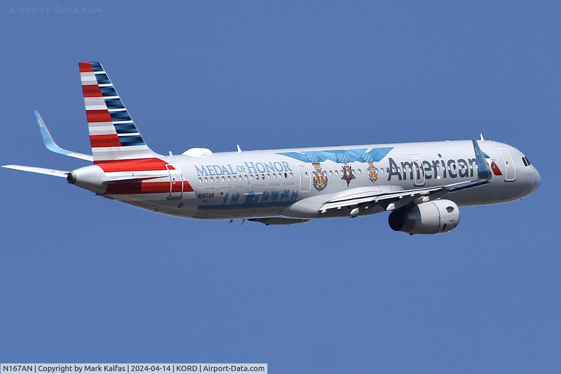 N167AN, 2016 Airbus A321-231 C/N 7013, A321 American Airlines Airbus A321-231 N167AN 
