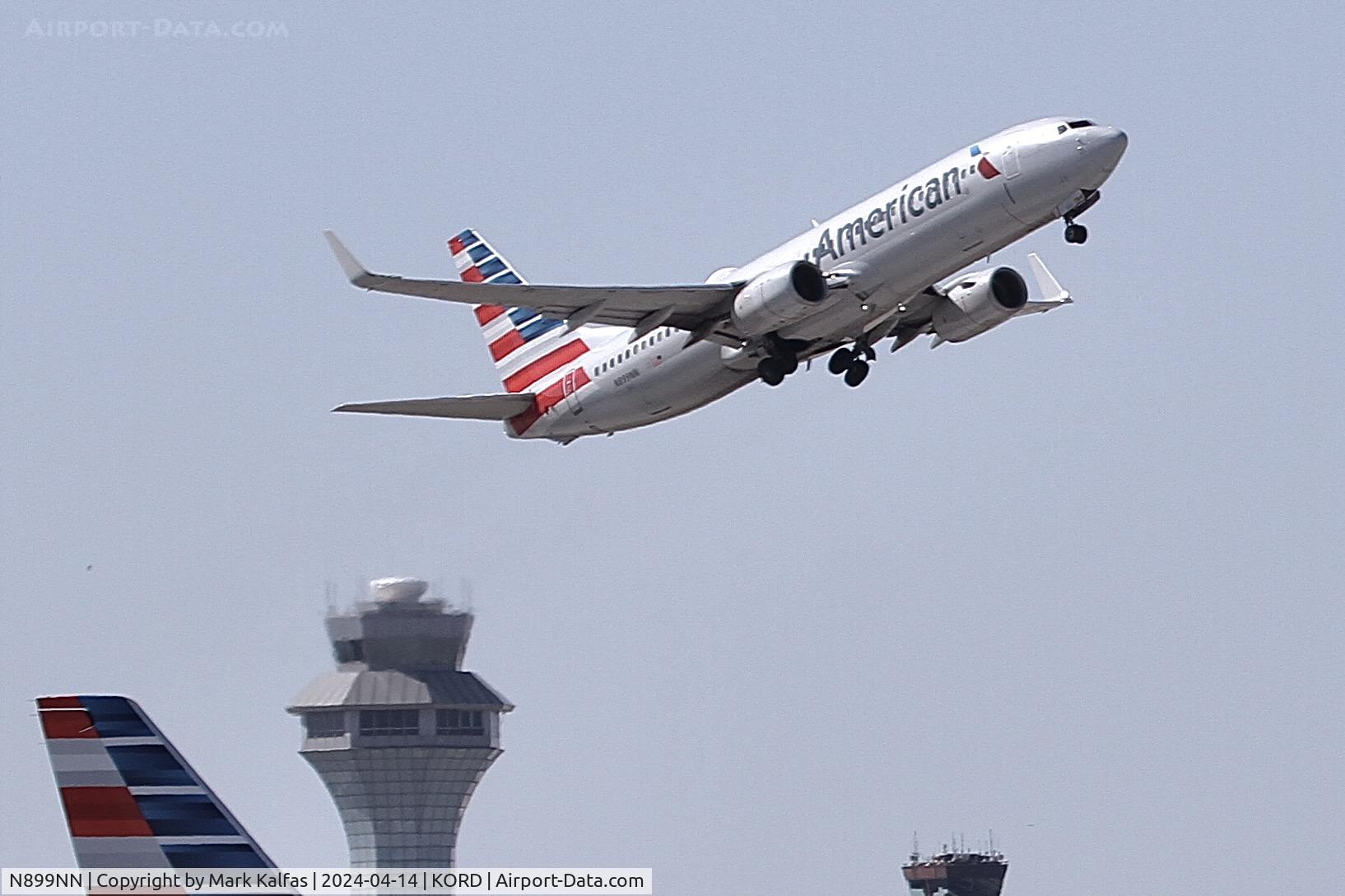 N899NN, 2012 Boeing 737-823 C/N 31151, B738 American Airlines Boeing 737-823 N899NN AAL1351 ORD-LAS departing 10C KORD