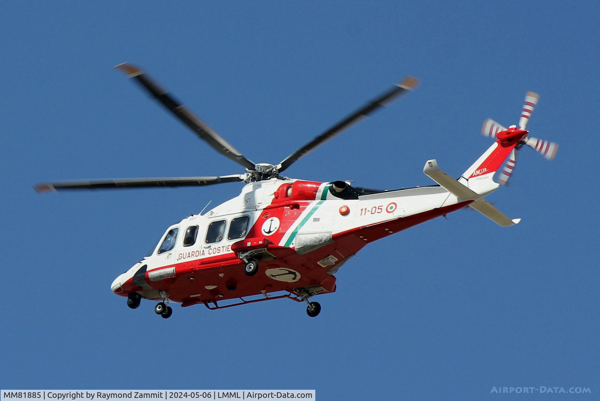 MM81885, 2015 AgustaWestland AW-139CP Nemo C/N 31584, AgustaWestland AW-139CP MM81885/11-05 Italian Coat Guards