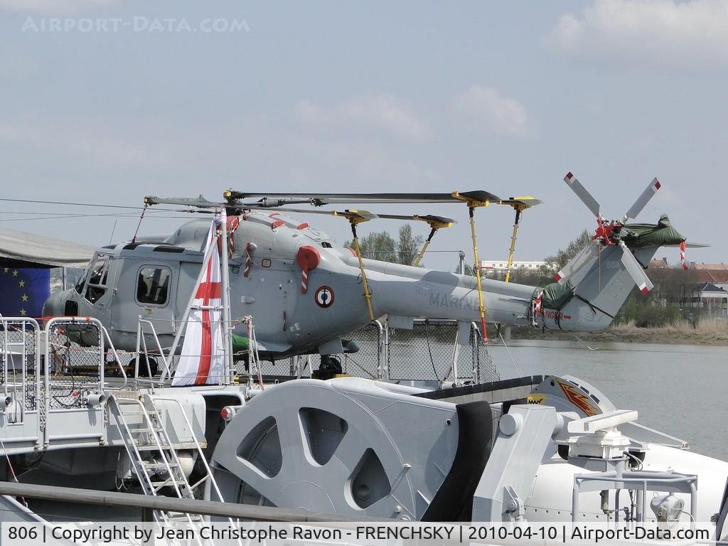 806, Westland Lynx HAS.2(FN) C/N 273, frégate De Grasse