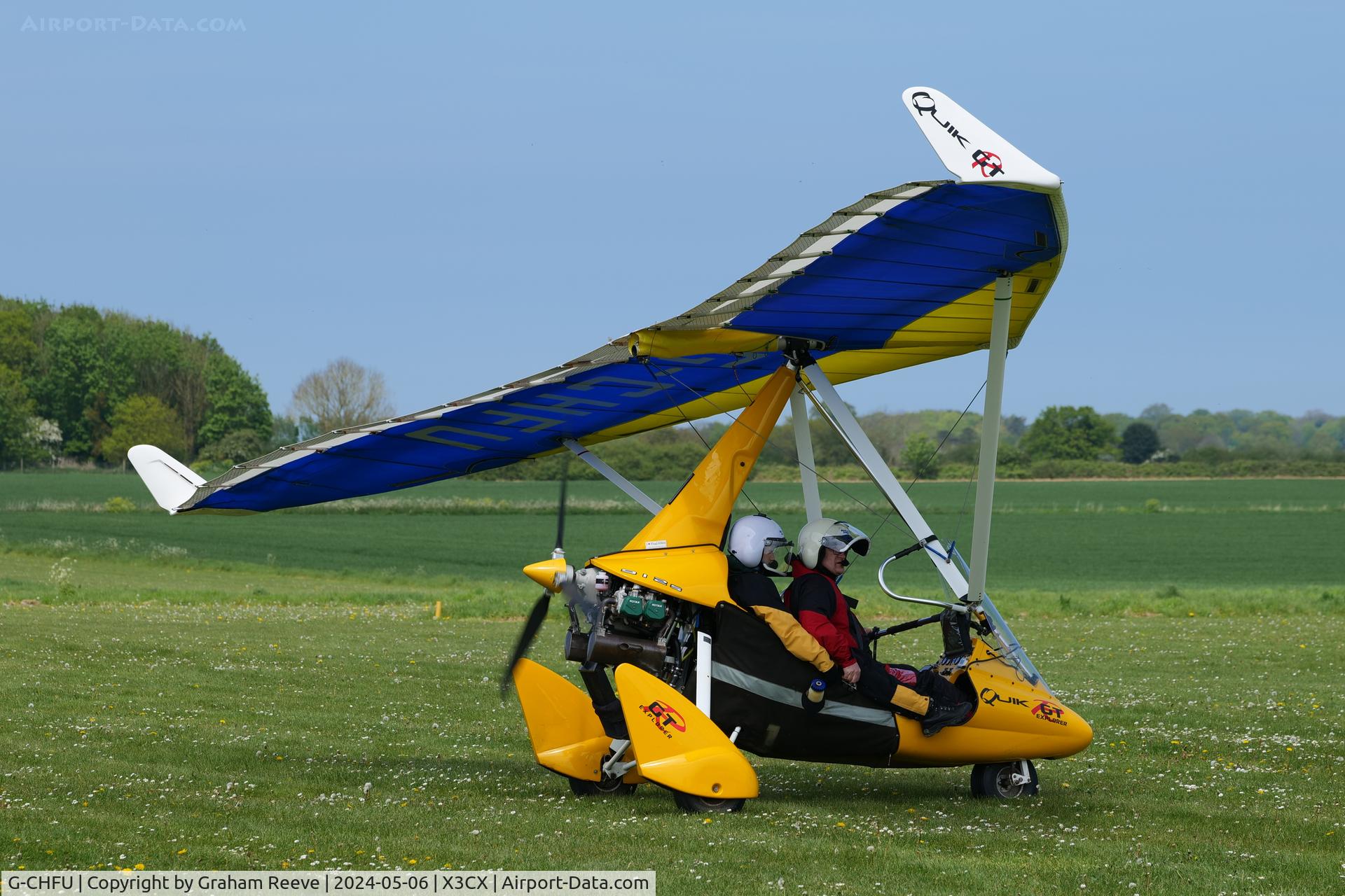 G-CHFU, 2012 P&M Aviation Quik GTR C/N 8612, Parked at Northrepps.