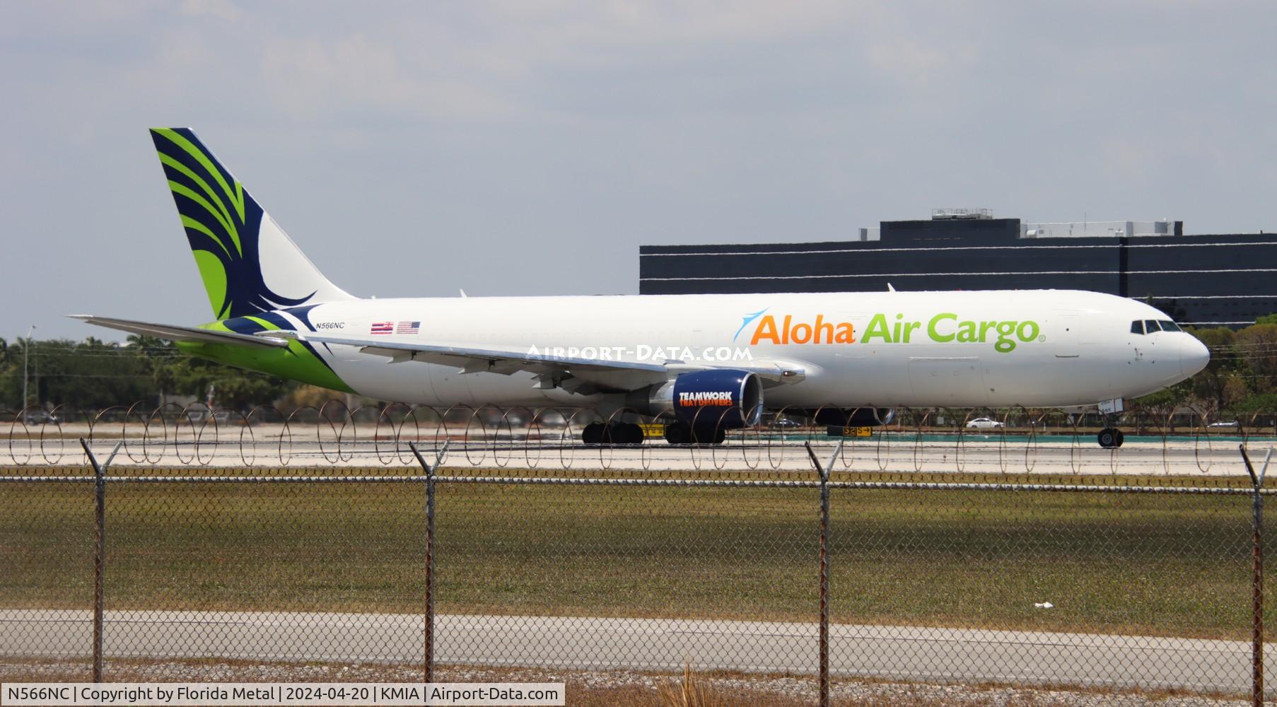 N566NC, 2000 Boeing 767-3BG/ER C/N 30566, Aloha Cargo 767-300F zx MIA -LIM/SPJC  to Lima Peru