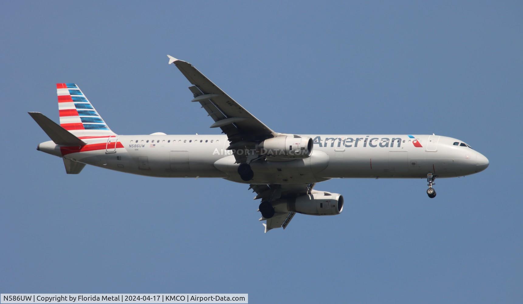 N586UW, 2014 Airbus A321-231 C/N 6230, AAL A321 zx DFW-MCO