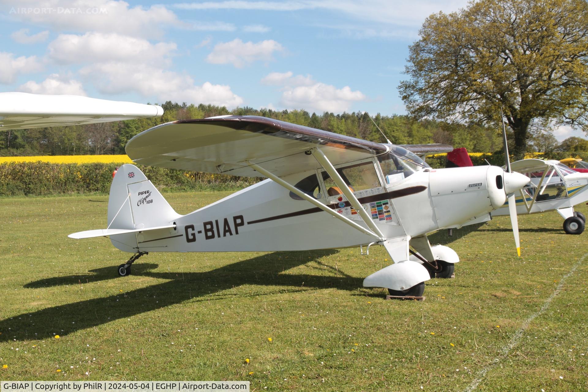 G-BIAP, 1950 Piper PA-16 Clipper Clipper C/N 16-732, G-BIAP 1950 Piper PA-16 Clipper Popham