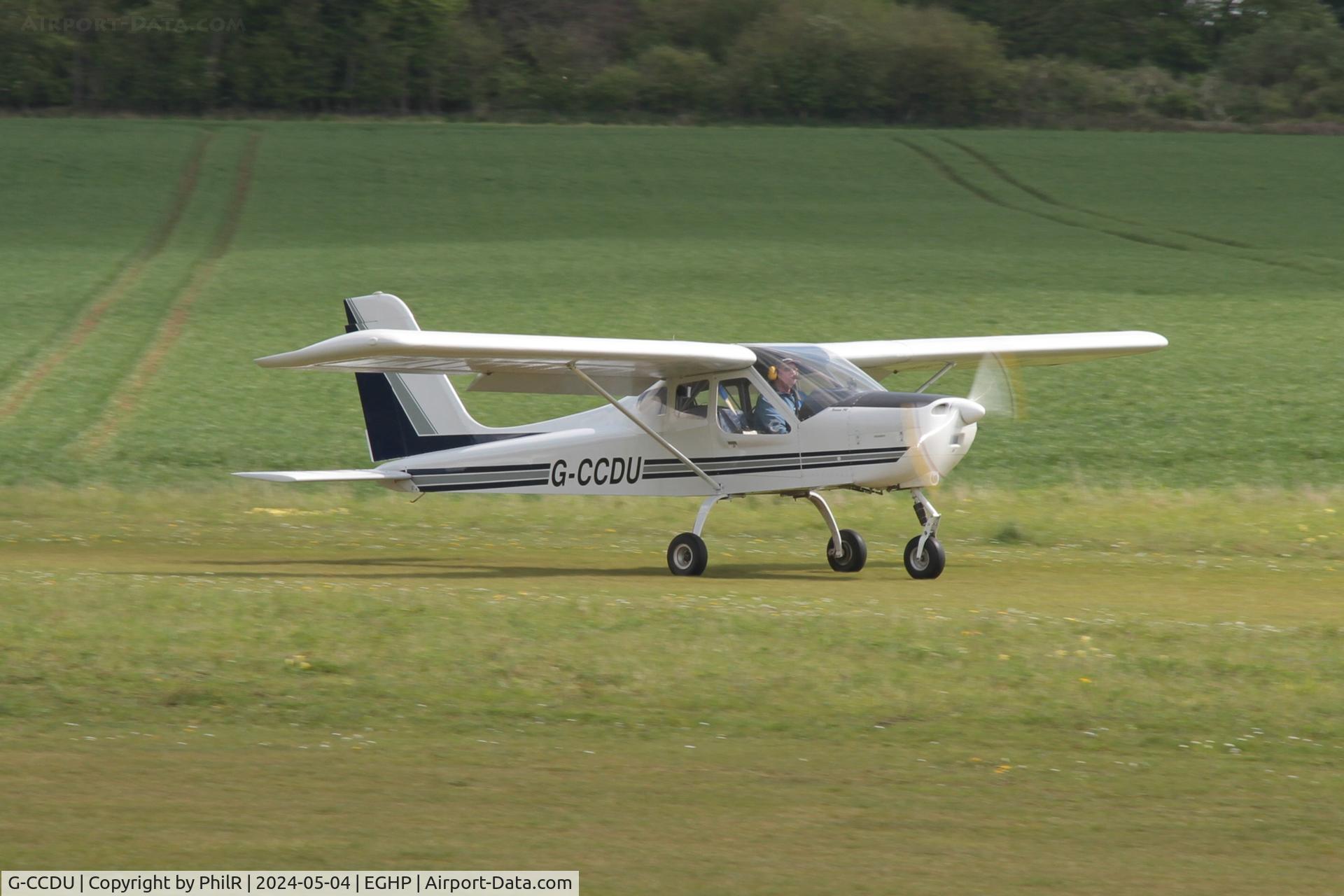 G-CCDU, 2003 Tecnam P-92EM Echo C/N PFA 318-13721, G-CCDU 2003 Tecnam P92-EM Echo Popham 04.05.24 (1)