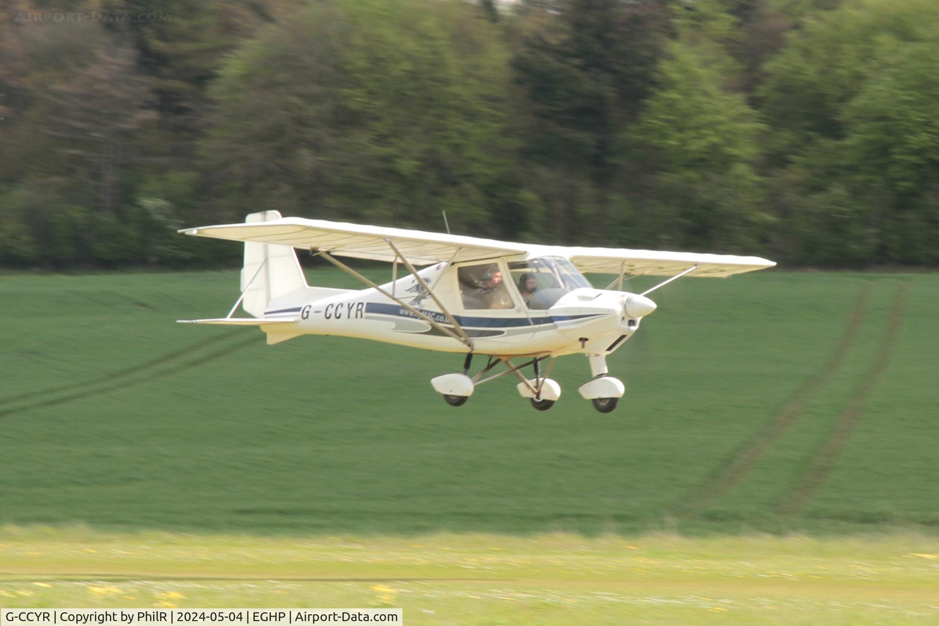 G-CCYR, 2004 Comco Ikarus C42 FB80 C/N 0408-6612, G-CCYR 2004 Ikarus C42 FB80 Popham 04.05.24