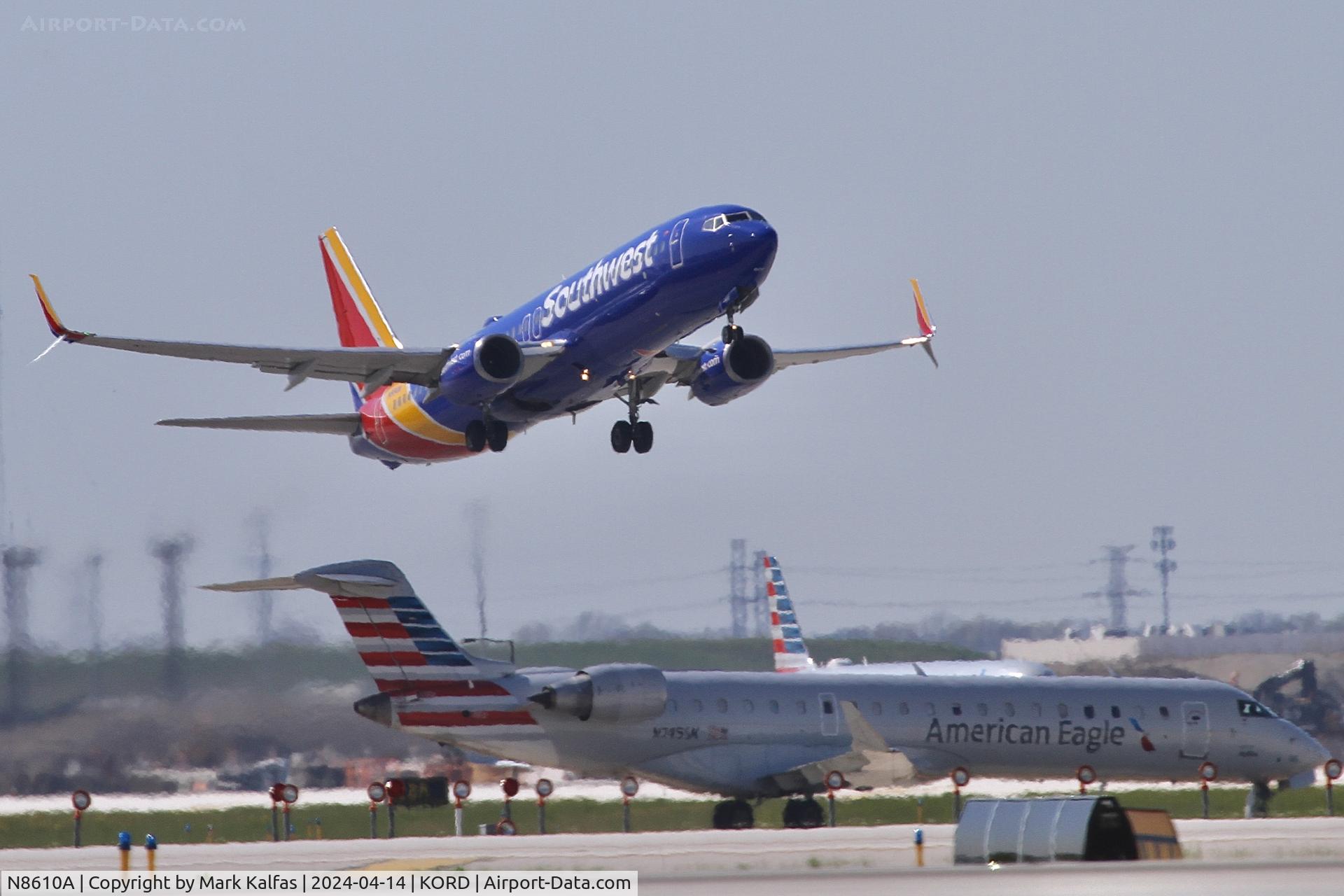 N8610A, 2013 Boeing 737-8H4 C/N 36635, N738 Southwest Boeing 737-8H4 N8610A SWA370 ORD-MCO departing 10C KORD