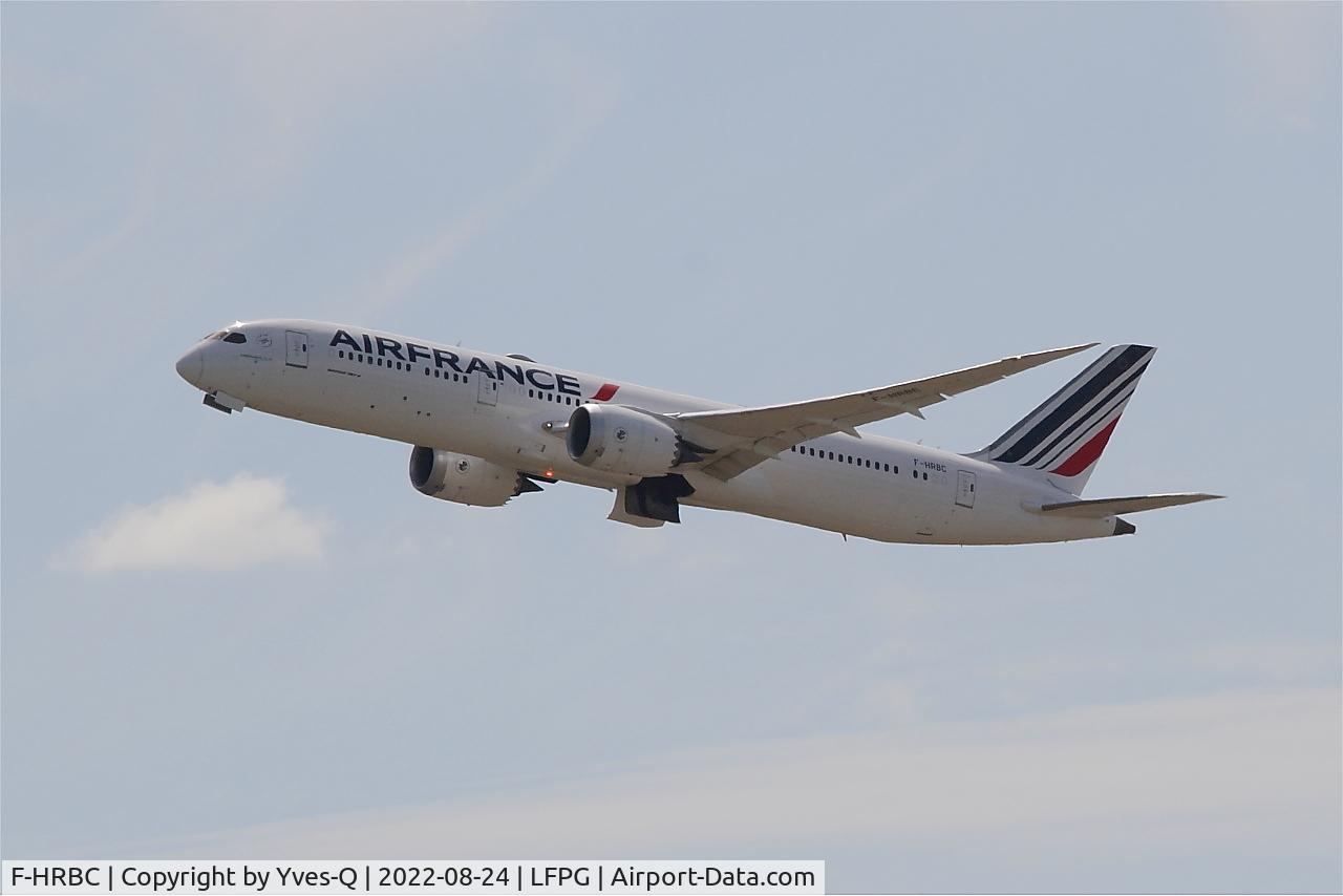 F-HRBC, 2017 Boeing 787-9 Dreamliner Dreamliner C/N 38770, Boeing 787-9 Dreamliner, Climbing from rwy 08L, Roissy Charles De Gaulle airport (LFPG-CDG)