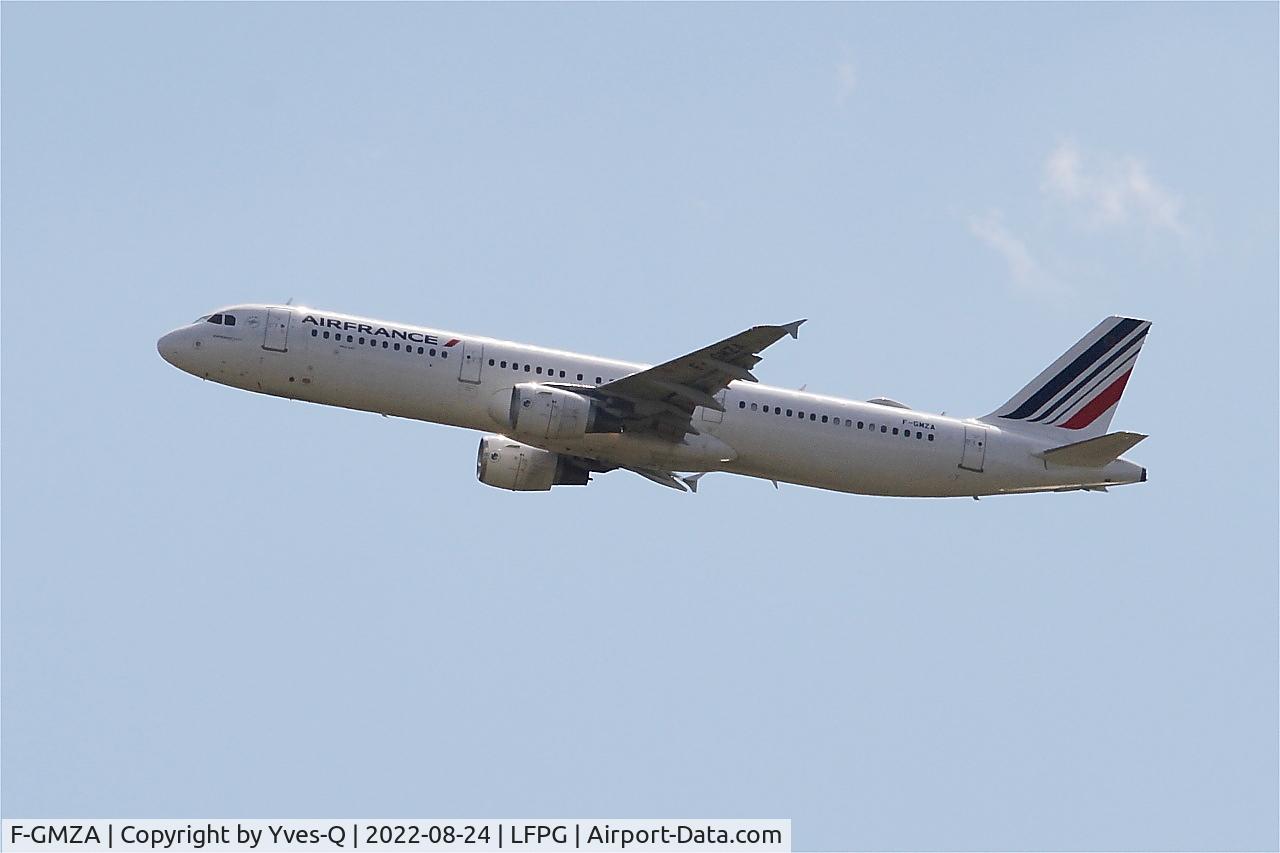 F-GMZA, 1994 Airbus A321-111 C/N 498, Airbus A321-111, Climbing from rwy 08L, Roissy Charles De Gaulle airport (LFPG-CDG)