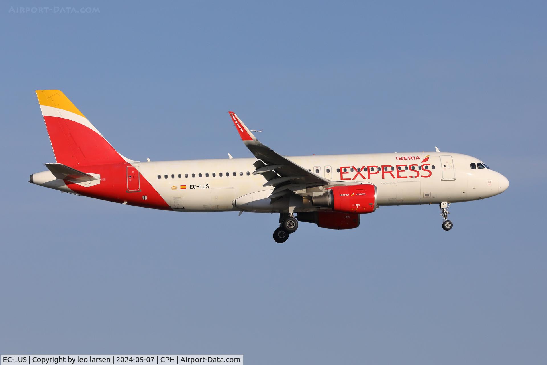 EC-LUS, 2013 Airbus A320-216 C/N 5501, Copenhagen 7.5.2024