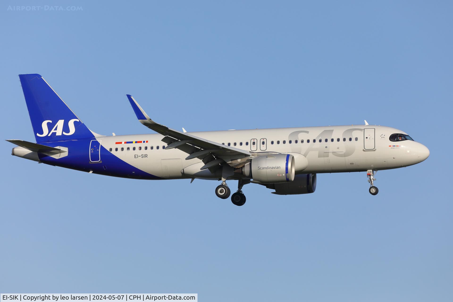 EI-SIK, 2022 Airbus A320-251N C/N 10716, Copenhagen 7.5.2024