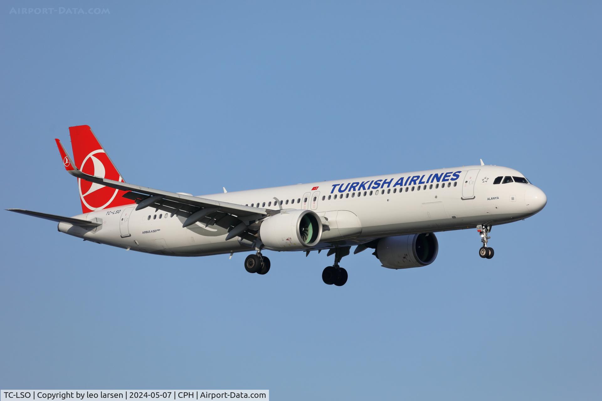 TC-LSO, 2019 Airbus A321-271NX C/N 9095, Copenhagen 7.5.2024