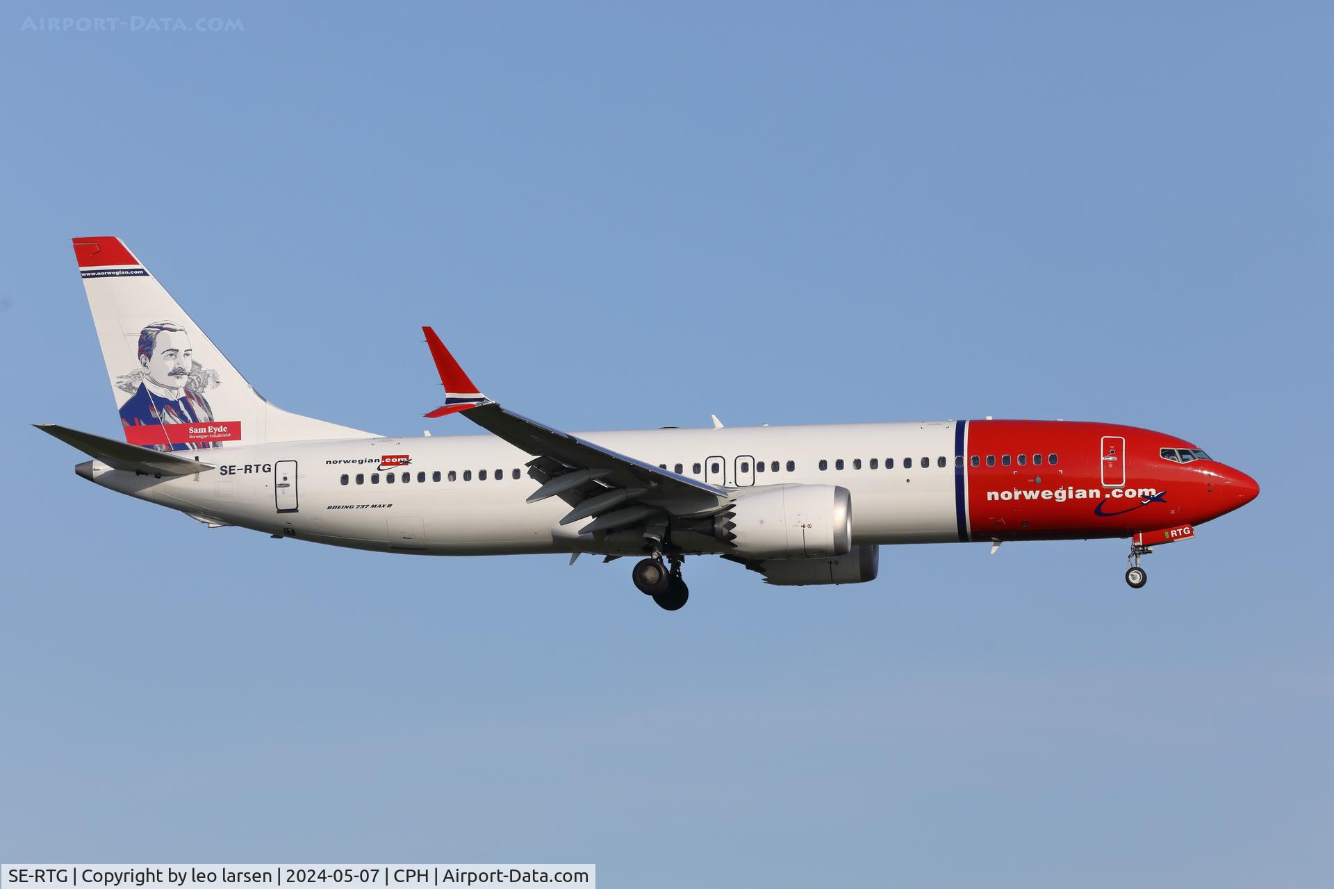 SE-RTG, 2023 Boeing 737-8 MAX C/N 62897, Copenhagen 7.5.2024