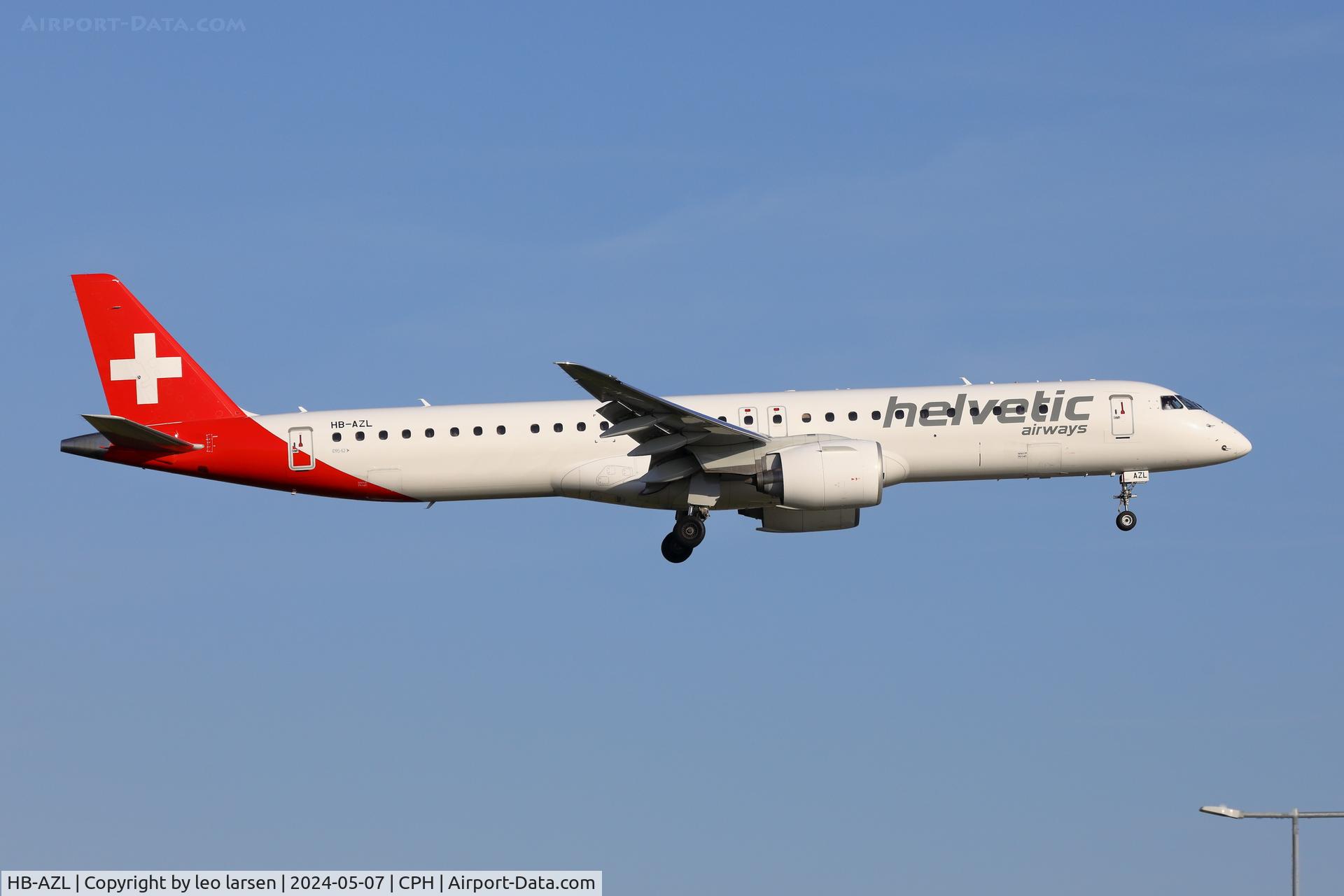 HB-AZL, Embraer E195-E2 C/N 19020059, Copenhagen 7.5.2024