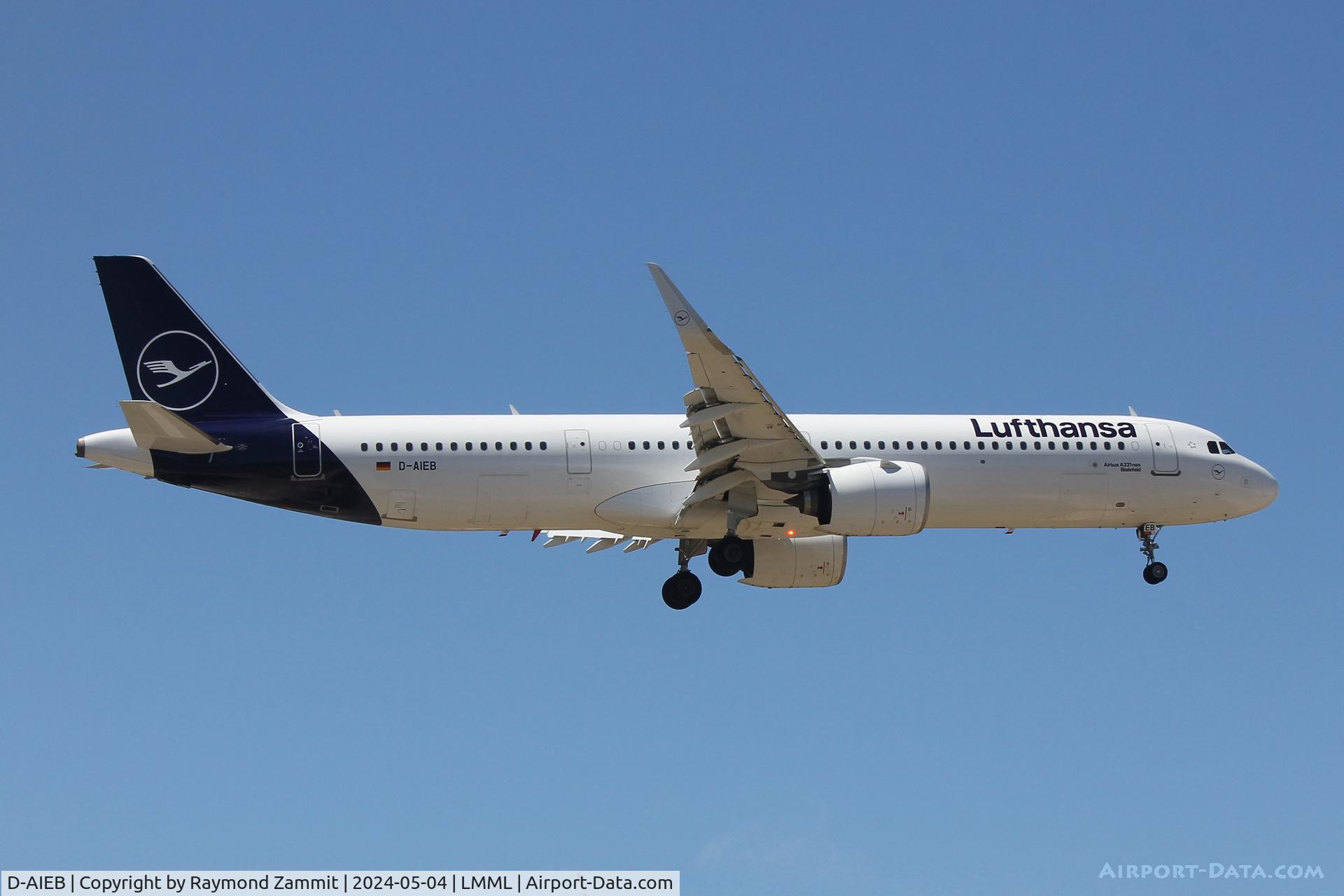 D-AIEB, 2019 Airbus A321-271NX C/N 8783, A321Neo D-AIEB Lufthansa