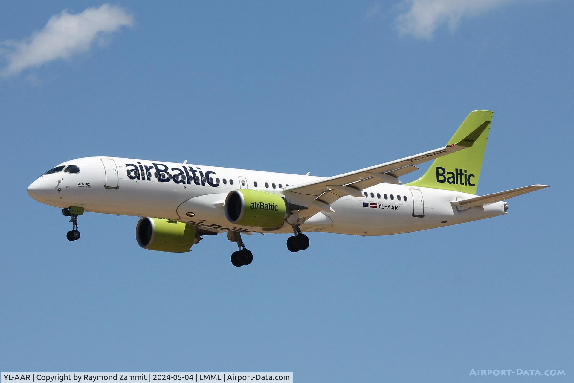 YL-AAR, 2019 Airbus A220-300 C/N 55053, A220 YL-AAR Air Baltic