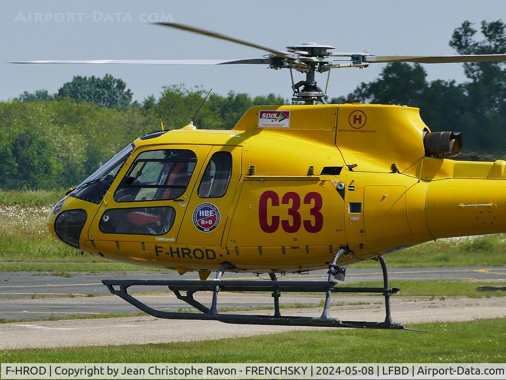 F-HROD, Aerospatiale AS-350B Ecureuil C/N 9080, CHARLIE 33