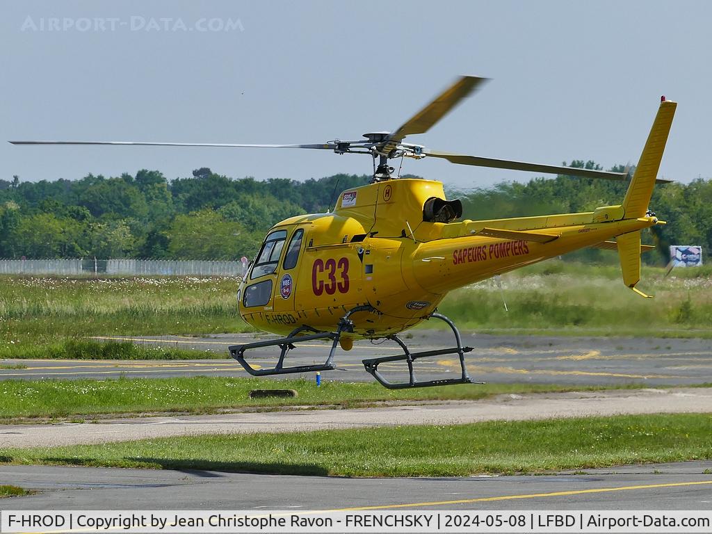 F-HROD, Aerospatiale AS-350B Ecureuil C/N 9080, CHARLIE 33