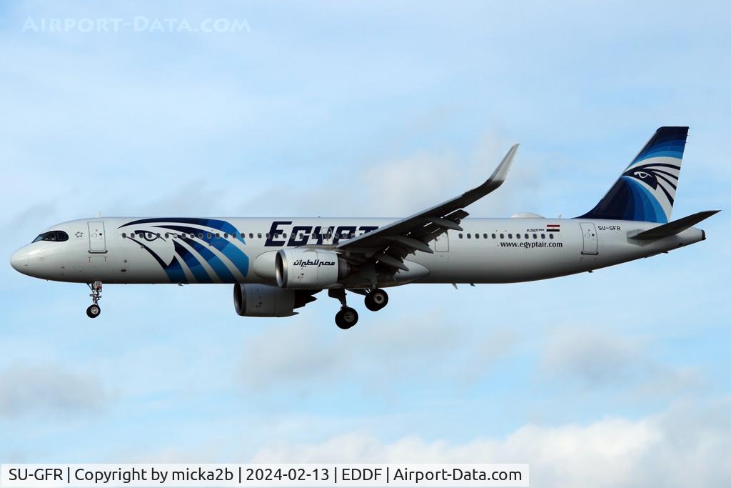 SU-GFR, 2022 Airbus A321-251NX C/N 11164, Landing