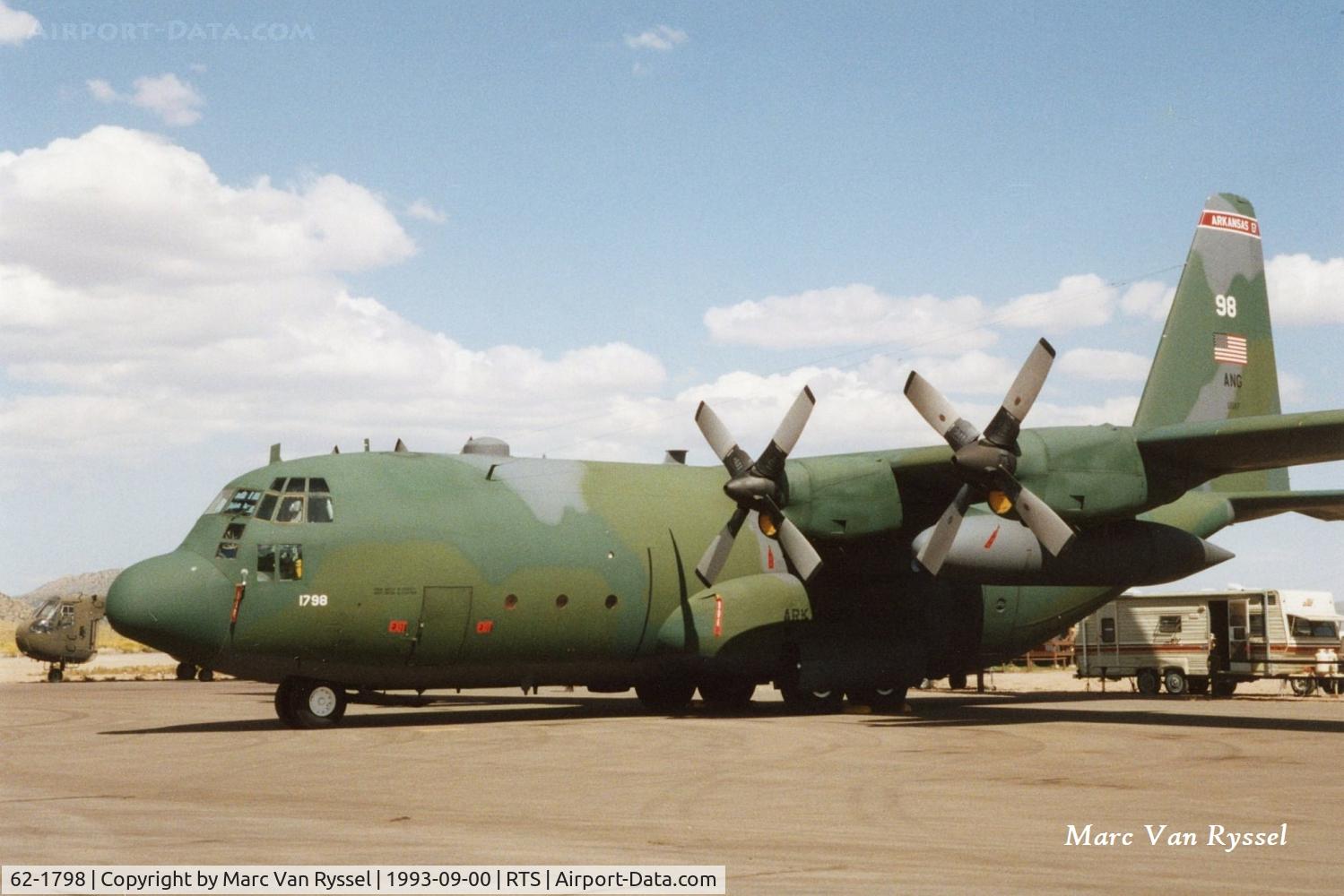 62-1798, 1962 Lockheed C-130E Hercules C/N 382-3752, 62-1798 from Little Rock AFB seen at Reno Air Races in 1993.