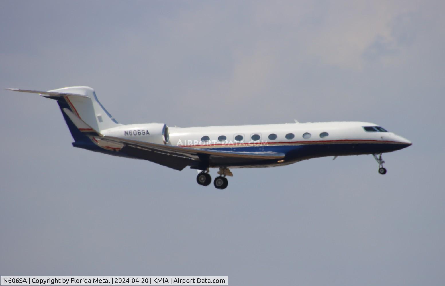 N606SA, 2013 Gulfstream Aerospace G650 (G-VI) C/N 6031, G650 zx BWI-MIA