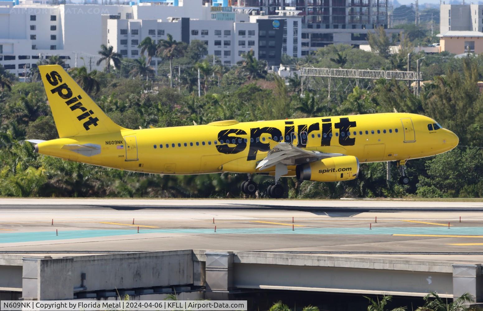 N609NK, 2011 Airbus A320-232 C/N 4951, NKS A320 yellow zx TPA-FLL