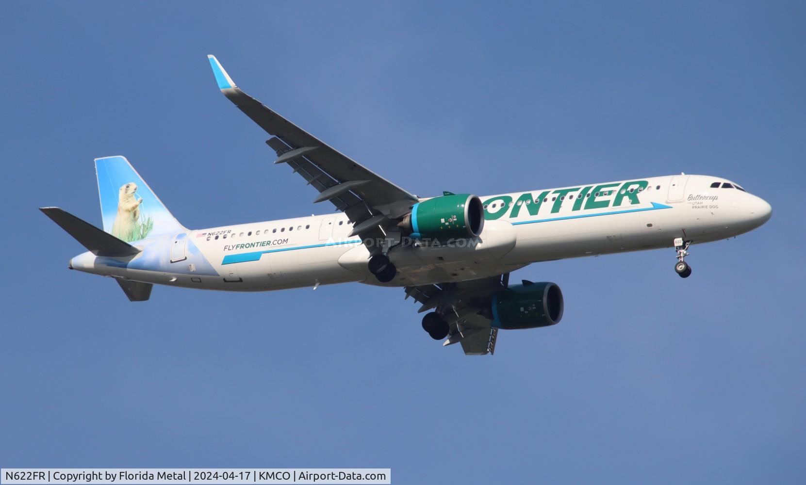 N622FR, Airbus A321-271NX C/N 11480, FFT A321N Buttercup zx DFW-MCO