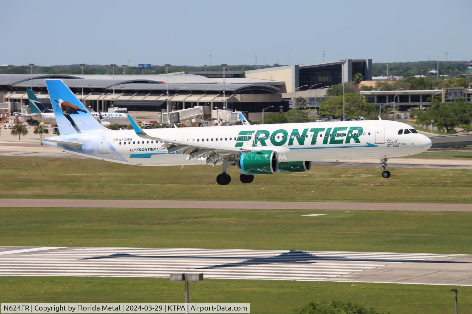 N624FR, 2023 Airbus A321-271NX C/N 11509, FFT A321N Cloud zx SJU-TPA