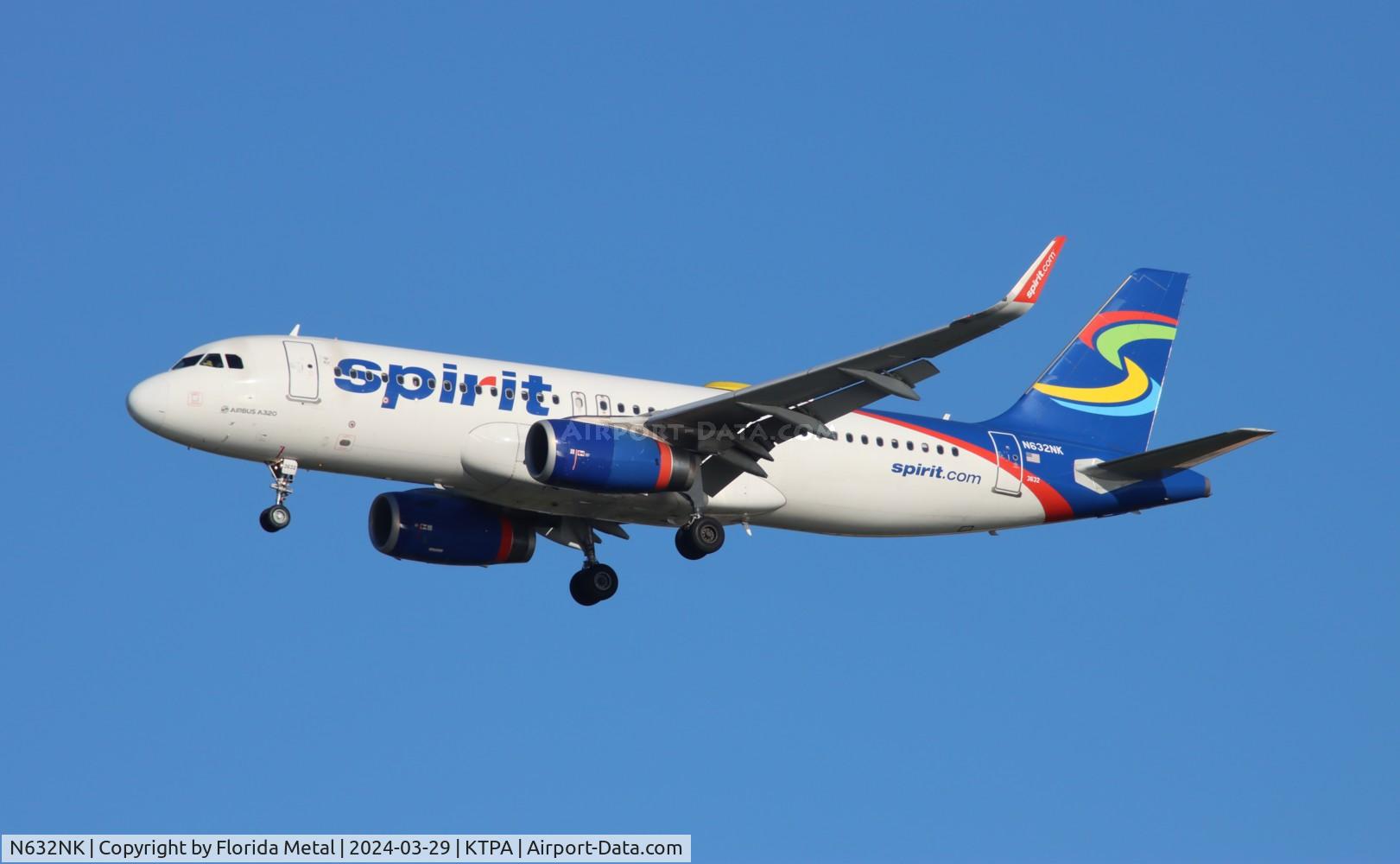 N632NK, 2014 Airbus A320-232 C/N 6331, NKS A320 oc zx MSY-TPA