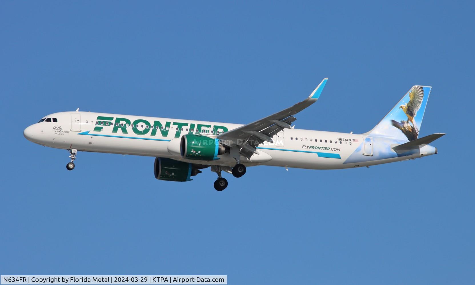 N634FR, 2023 Airbus A321-271NX C/N 11785, FFT A321N Holly zx ATL-TPA