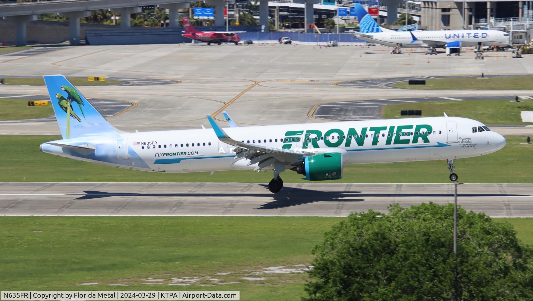 N635FR, 2024 Airbus A321-271NX C/N 11837, FFT A321N Domingo and Andrea zx GRR-TPA