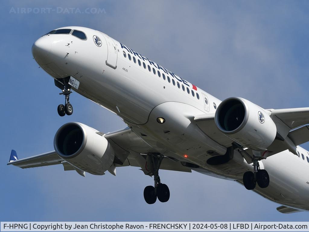F-HPNG, 2023 Airbus A220-371 C/N 55243, Paris (CDG)	Bordeaux (BOD)	AF7432