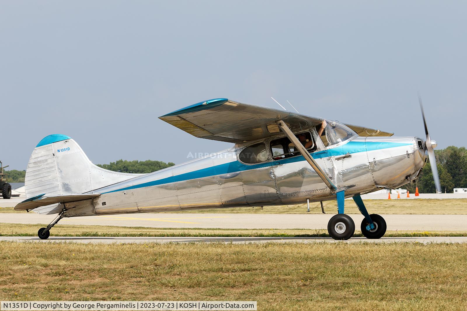 N1351D, 1951 Cessna 170A C/N 19927, Airventure 2023.