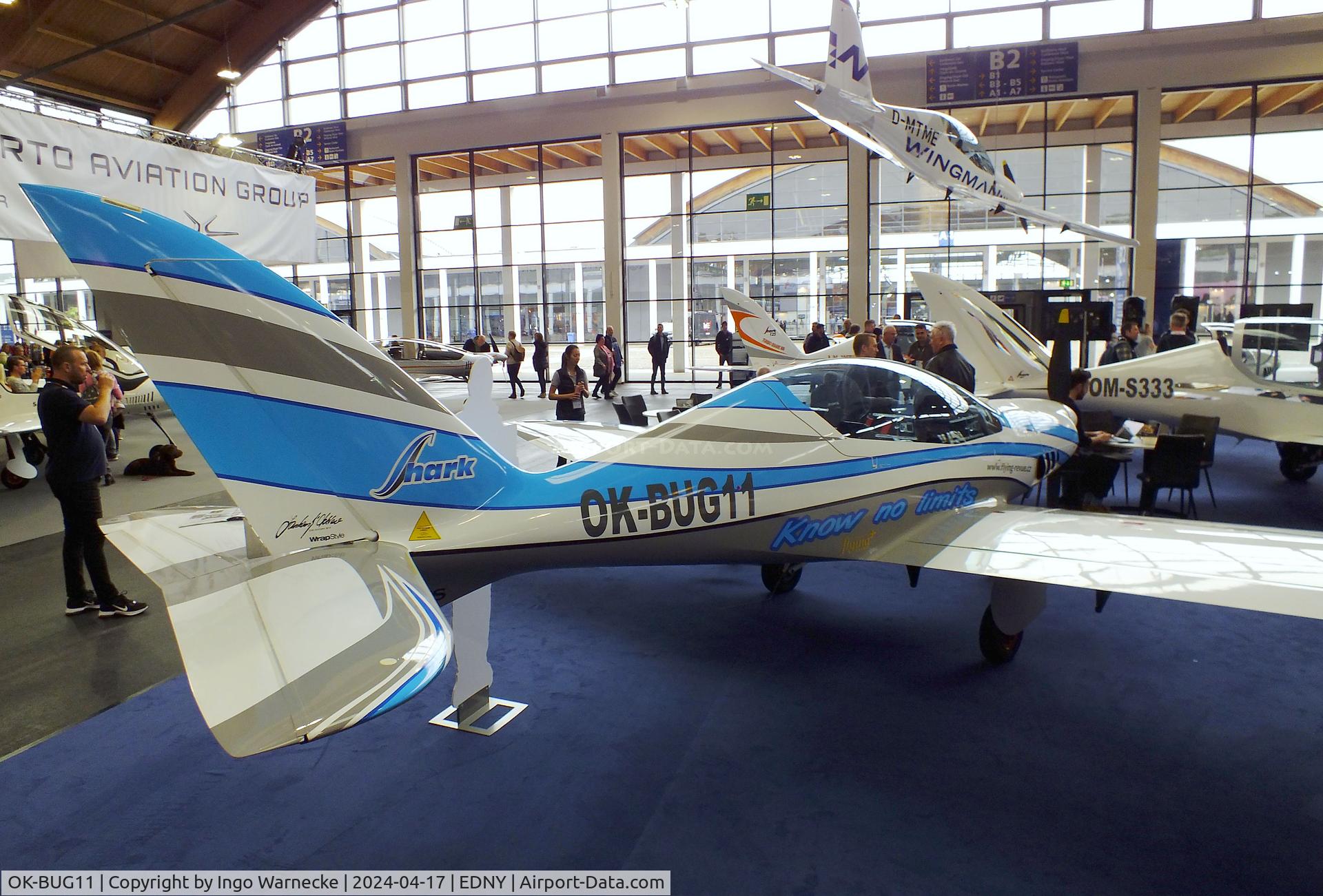 OK-BUG11, Shark Aero Shark C/N 114, Shark Aero Shark at the AERO 2024, Friedrichshafen