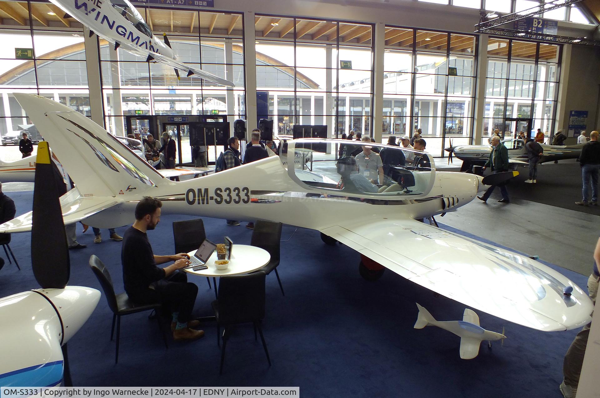 OM-S333, 2018 Shark Aero Shark C/N 067/2018, Shark Aero Shark at the AERO 2024, Friedrichshafen