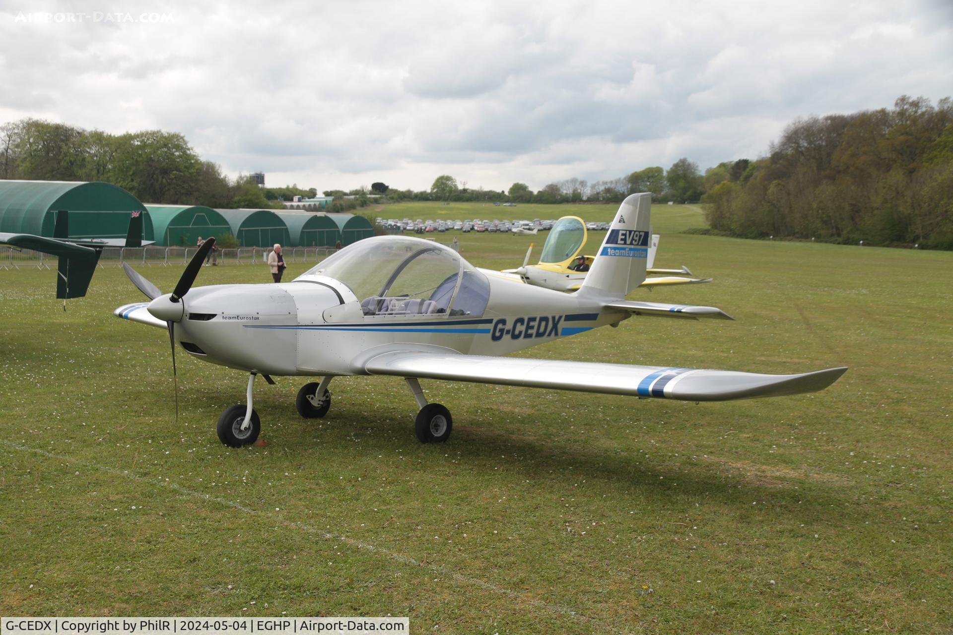 G-CEDX, 2006 Cosmik EV-97 TeamEurostar UK C/N 2827, G-CEDX 2006 Cosmik Aviation Ltd EV-97 TeamEurostar UK Popham 05.05.24