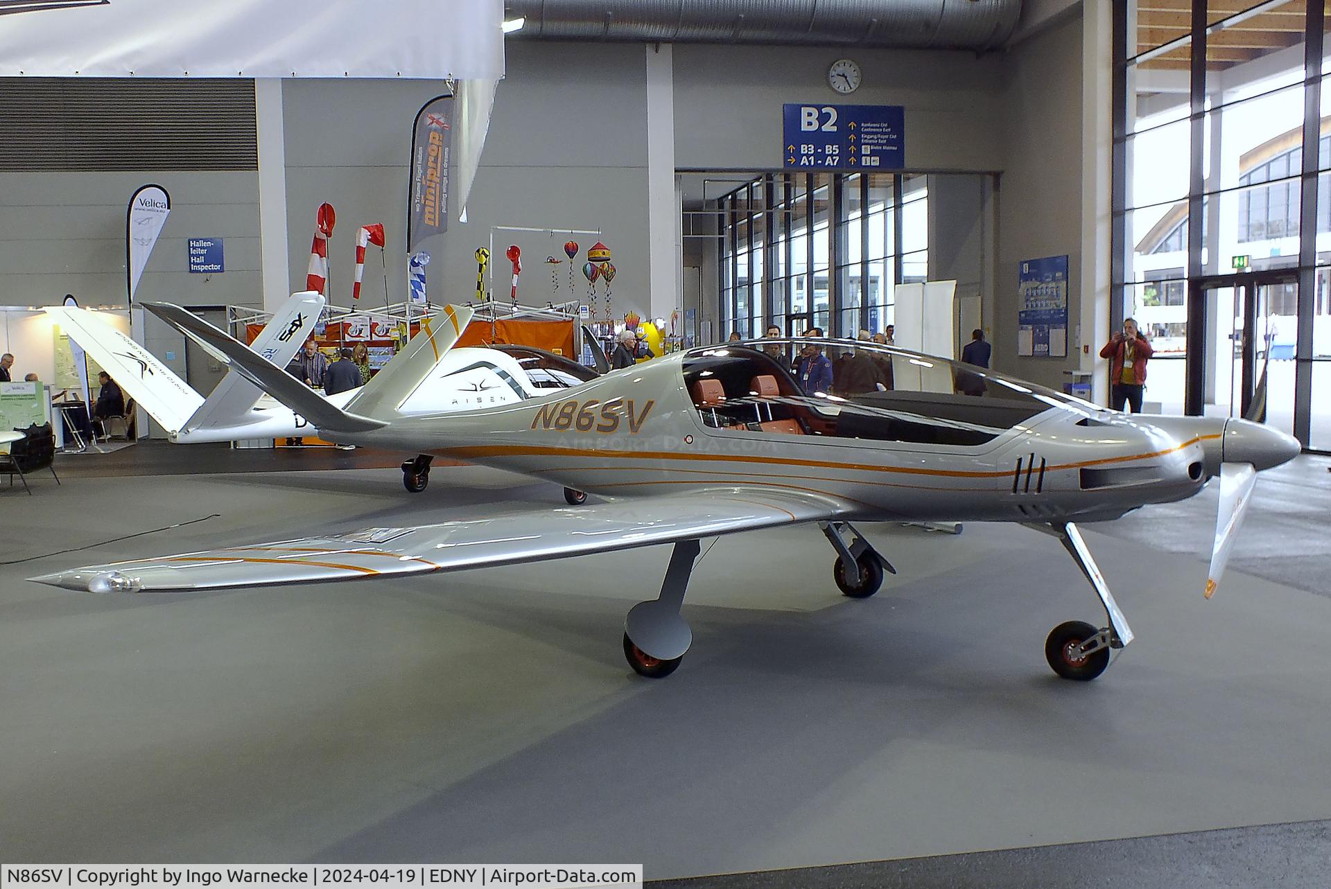N86SV, 2024 Porto Aviation Risen SV C/N 37, Porto Aviation (Mauch, J) Risen SV at the AERO 2024, Friedrichshafen