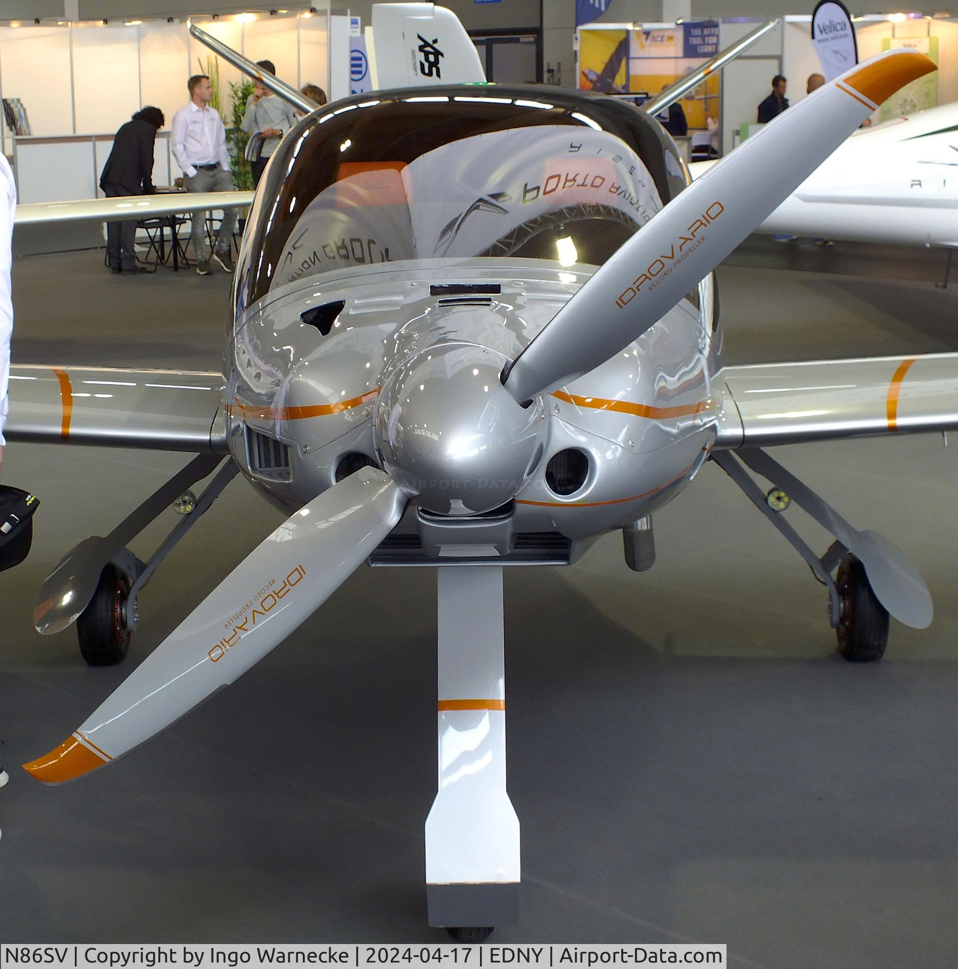 N86SV, 2024 Porto Aviation Risen SV C/N 37, Porto Aviation (Mauch, J) Risen SV at the AERO 2024, Friedrichshafen