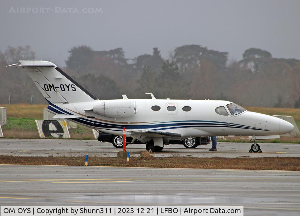 OM-OYS, 2008 Cessna 510 Citation Mustang C/N 510-0086, Parked at the General Aviation area...