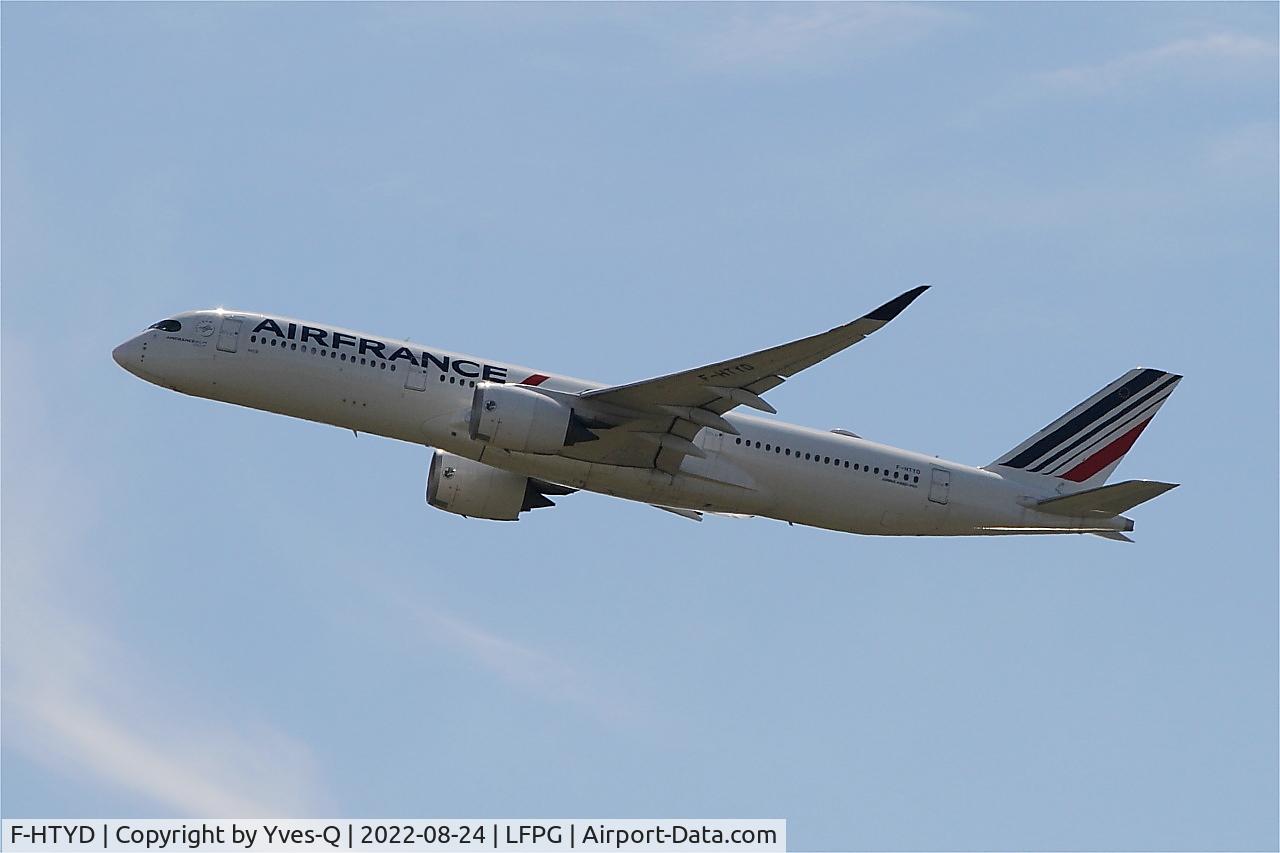 F-HTYD, 2020 Airbus A350-941 C/N 381, Airbus A350-941, Climbing from rwy 08L, Roissy Charles De Gaulle airport (LFPG-CDG)