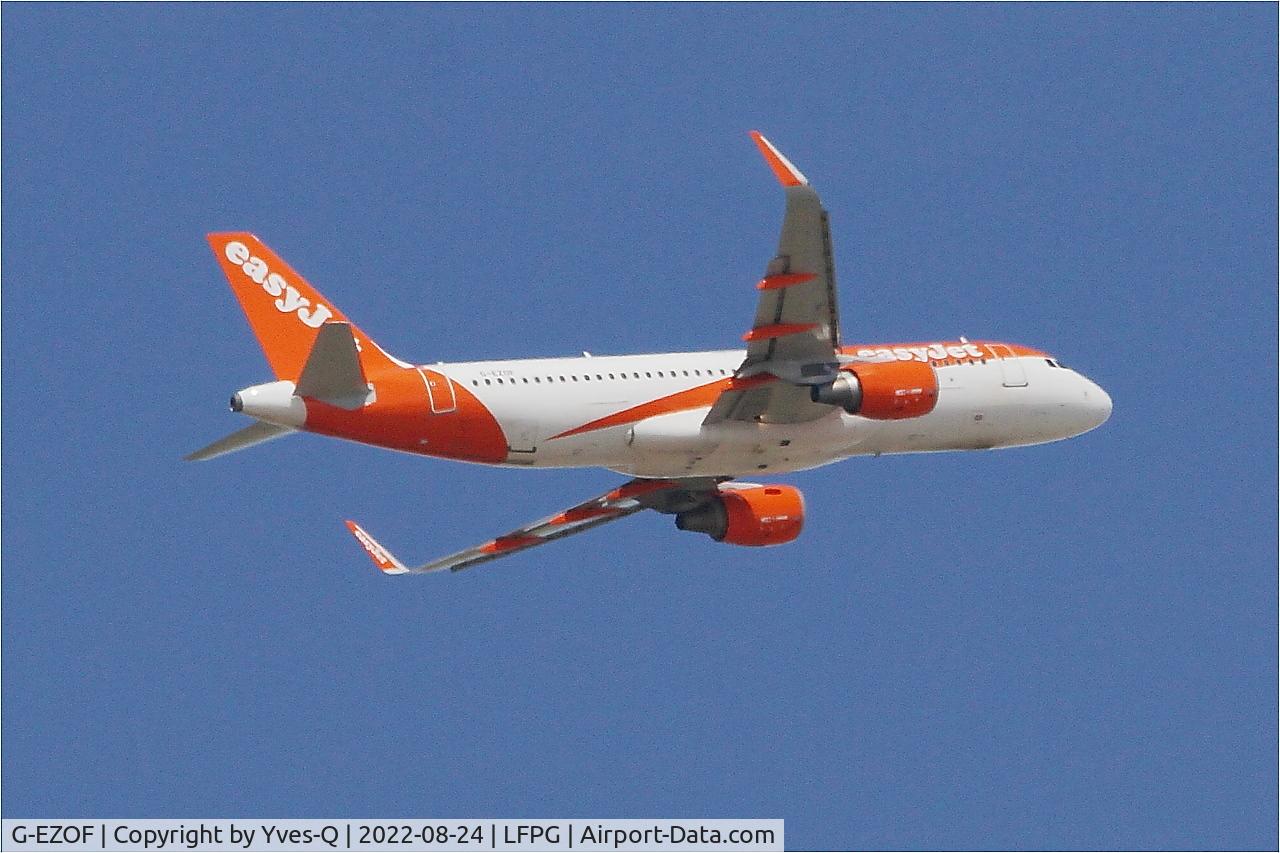 G-EZOF, 2015 Airbus A320-214 C/N 6525, Airbus A320-214, Climbing from rwy 09R, Roissy Charles De Gaulle airport (LFPG-CDG)