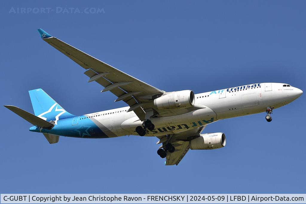 C-GUBT, 2006 Airbus A330-243 C/N 732, Montreal (YUL) to Bordeaux (BOD) TS516 landing runway 05