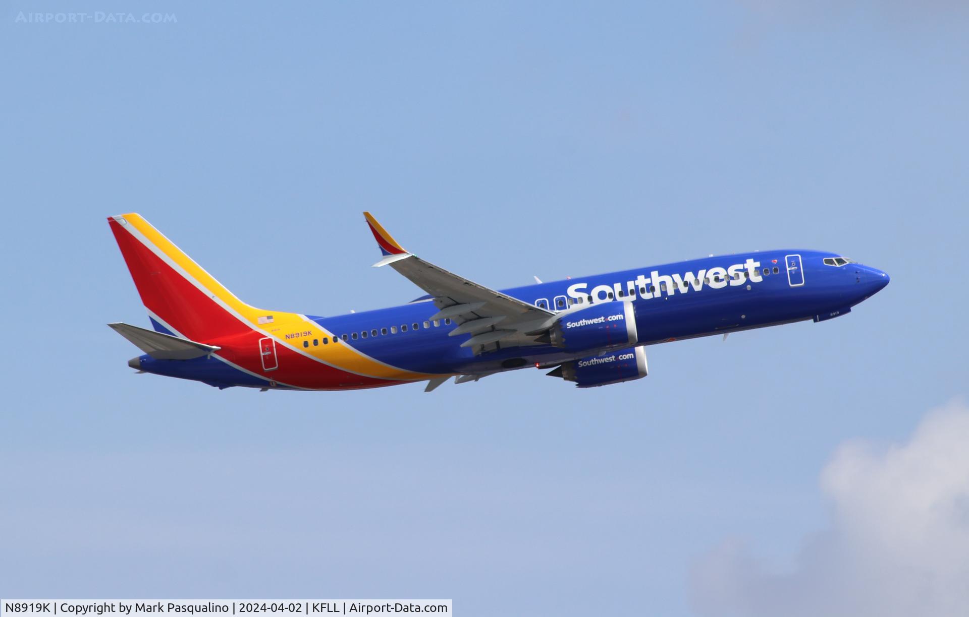 N8919K, 2024 Boeing 737-8 MAX C/N 68207, Boeing 737-8 MAX