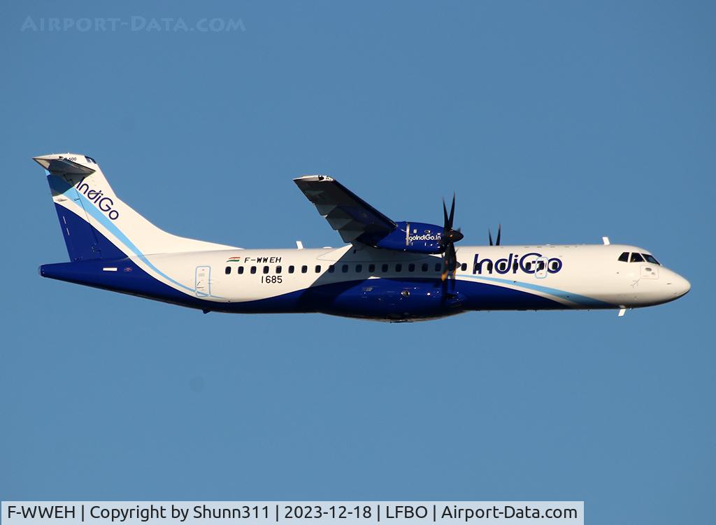 F-WWEH, 2023 ATR 72-600 C/N 1685, C/n 1685 - To be VT-IRM