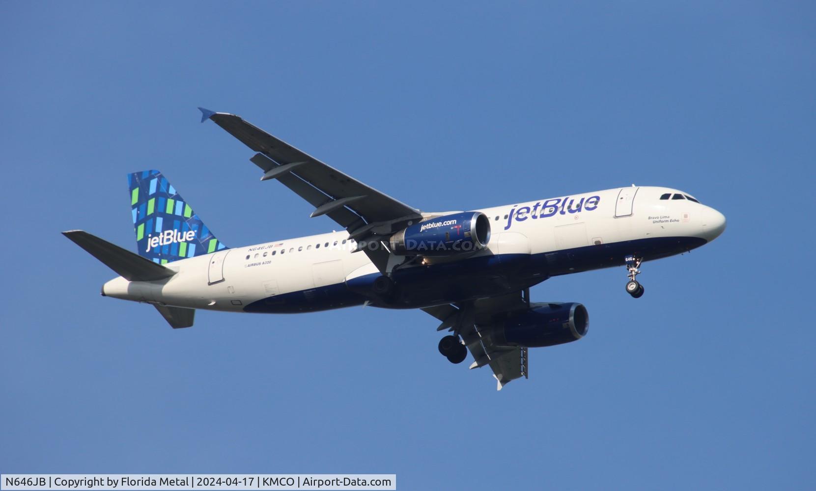 N646JB, 2006 Airbus A320-232 C/N 2945, JBU A320 zx JFK-MCO