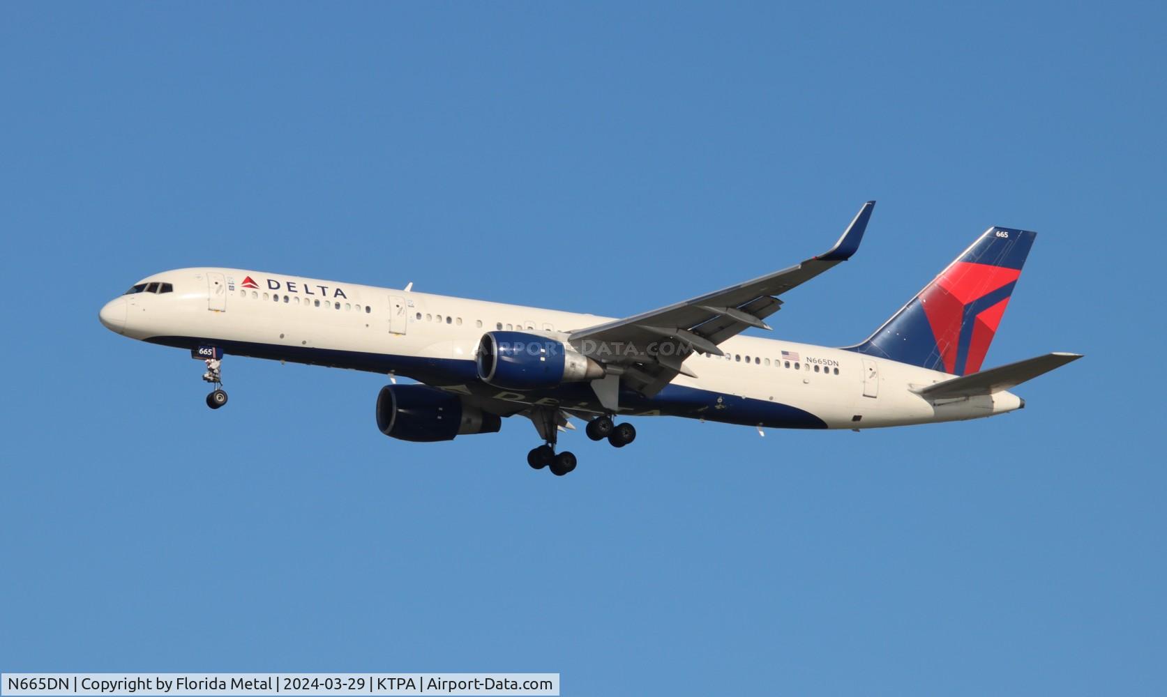 N665DN, 1991 Boeing 757-232 C/N 25013, DAL 752 zx ATL-TPA