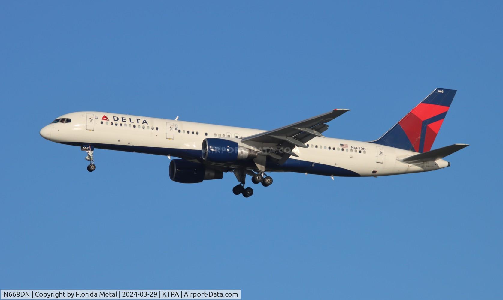 N668DN, 1991 Boeing 757-232 C/N 25141, DAL 752 zx ATL-TPA