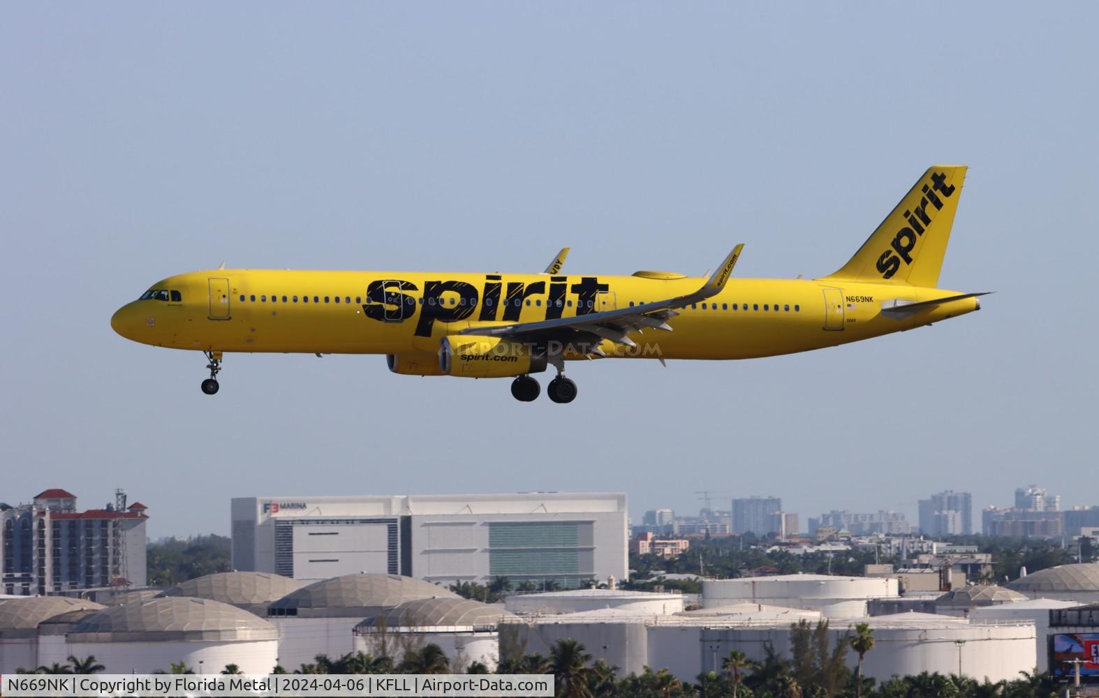 N669NK, 2016 Airbus A321-231 C/N 7296, NKS A321 zx IND-FLL