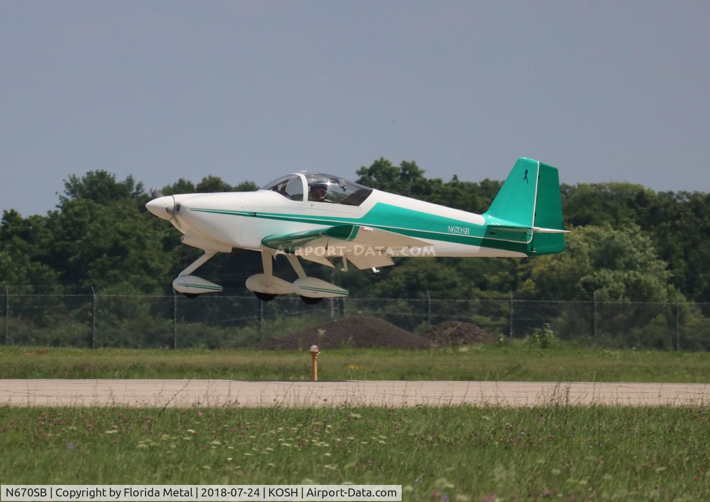 N670SB, 2001 Vans RV-6A C/N 23806, RV-6A zx